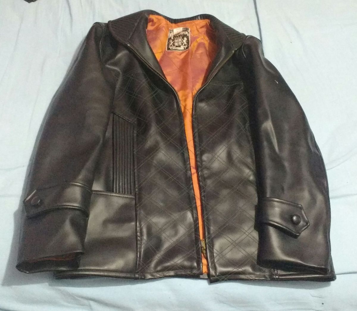 jaqueta masculina napa