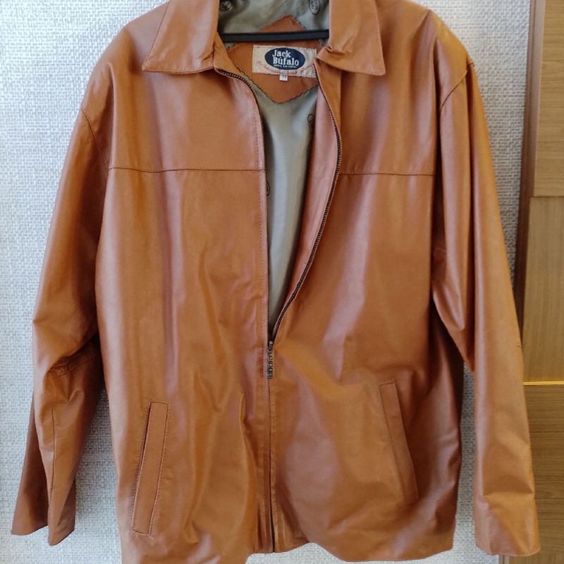 Jaqueta Masculina em Couro Casaco Masculino Jack Bufalo Usado  76816201 enjoei