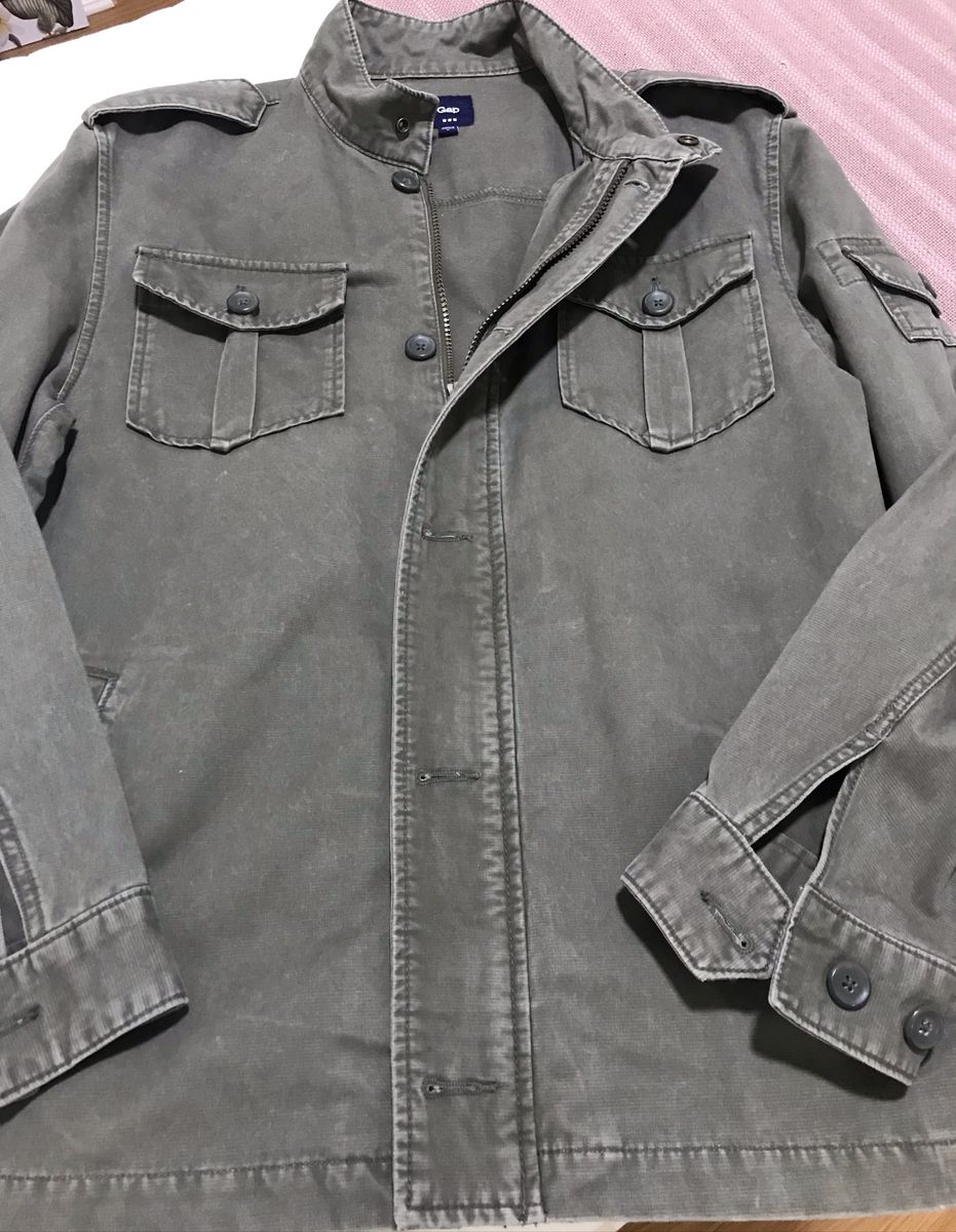 jaqueta masculina estilo militar