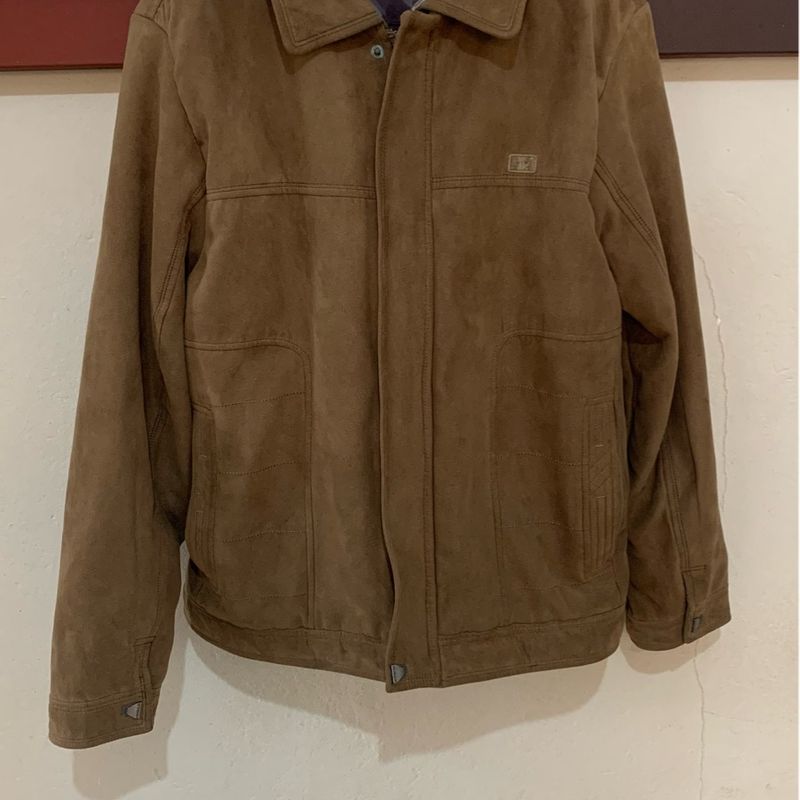 Jaqueta Masculina Forrada em Camurça Menglilai Usado 105923251