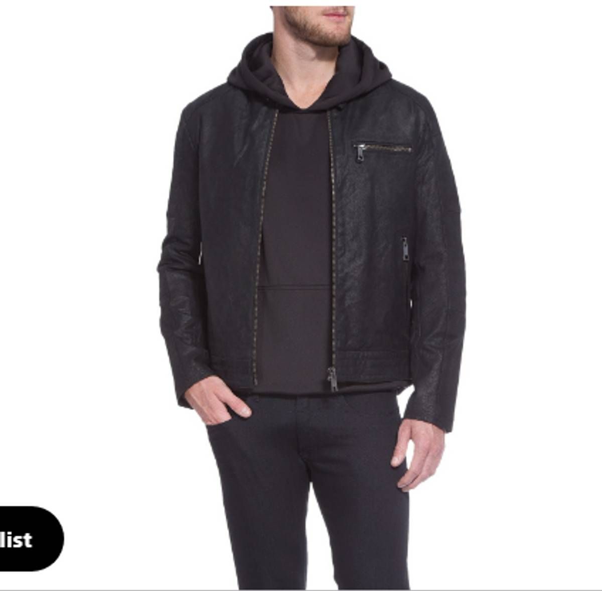 jaqueta de couro ellus masculina preço
