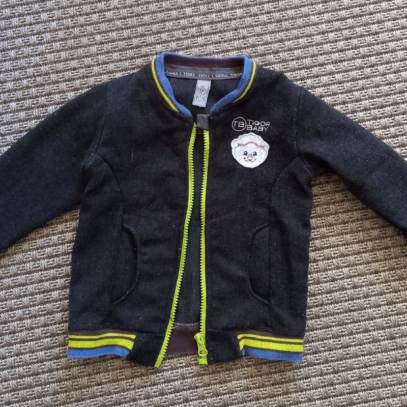 Jaqueta Masculina, Tamanho 1, Tigor Baby Roupa Infantil para