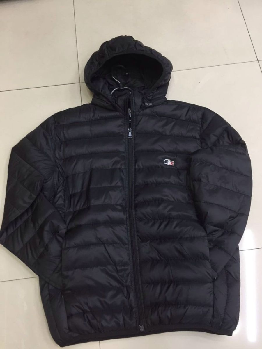 casaco acolchoado lacoste