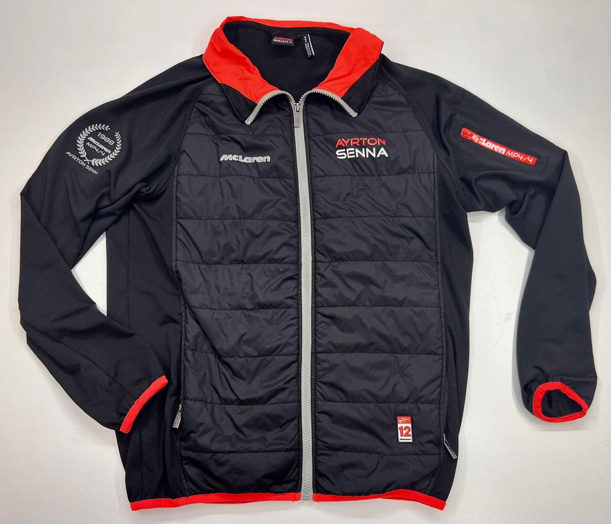 Jaqueta Mclaren Aryton Senna Edição Especial | Casaco Masculino Mclaren ...