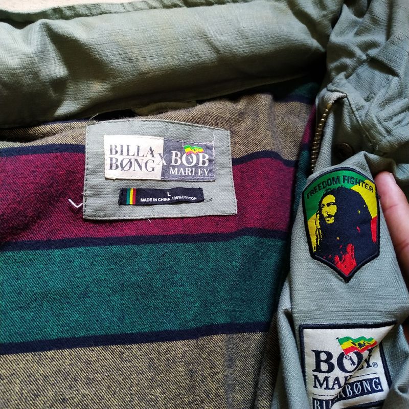 Jaqueta Militar Billabong X Bob Marley | Casaco Masculino