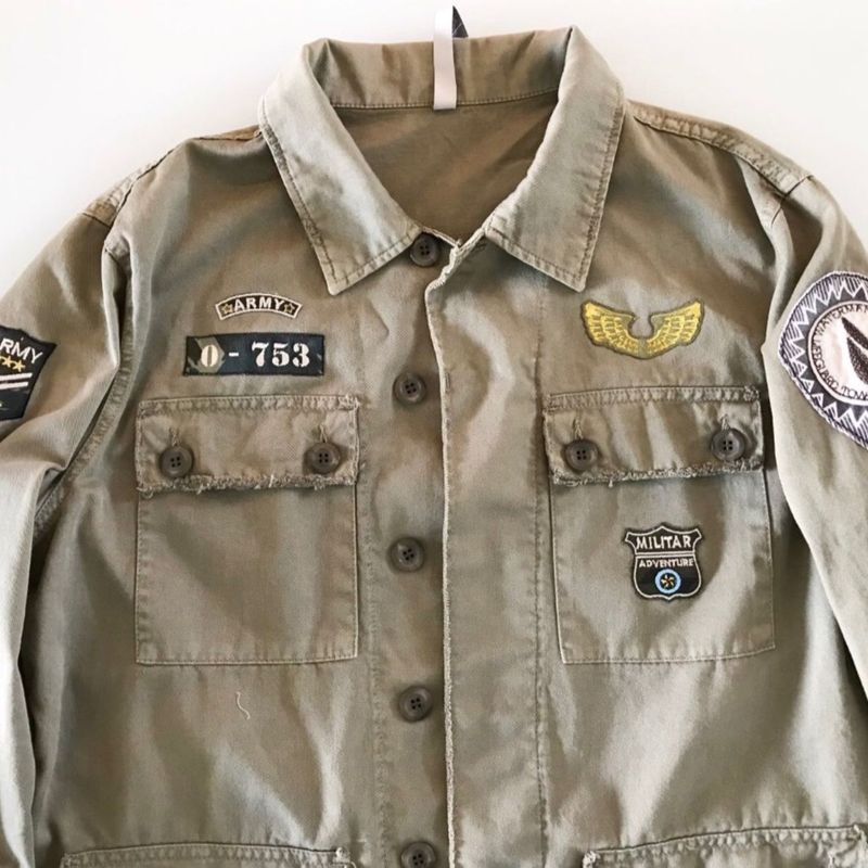 Casaco best sale estilo militar