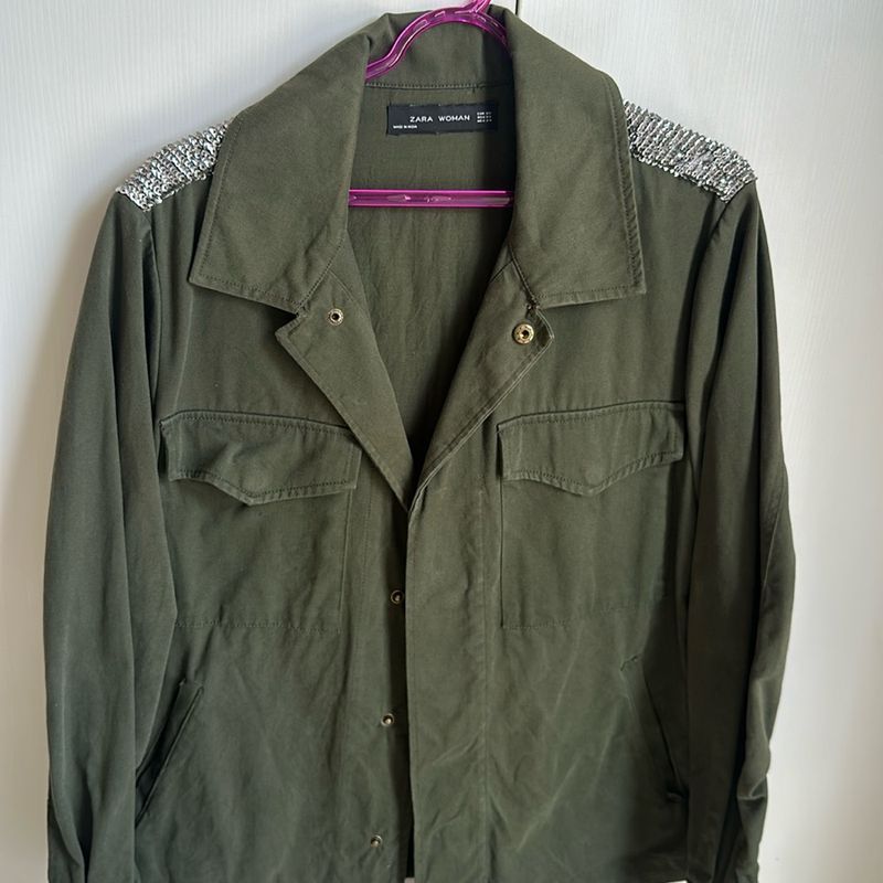 Casaco store militar zara