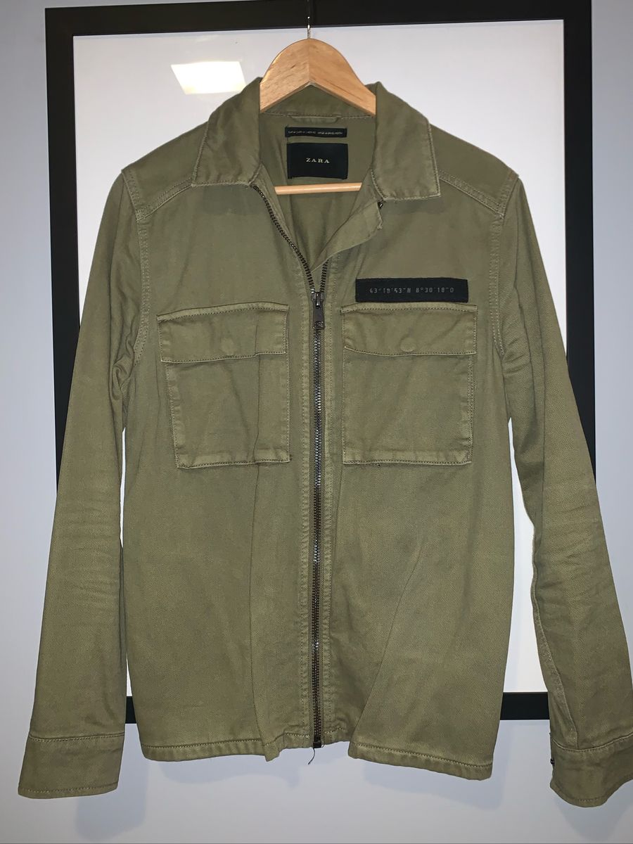 casaco militar zara