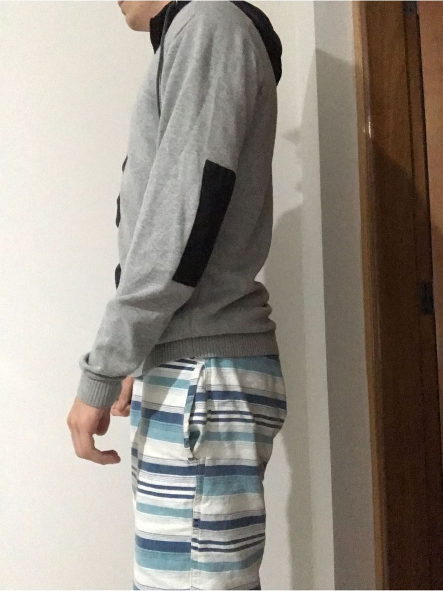 casaco moletinho masculino