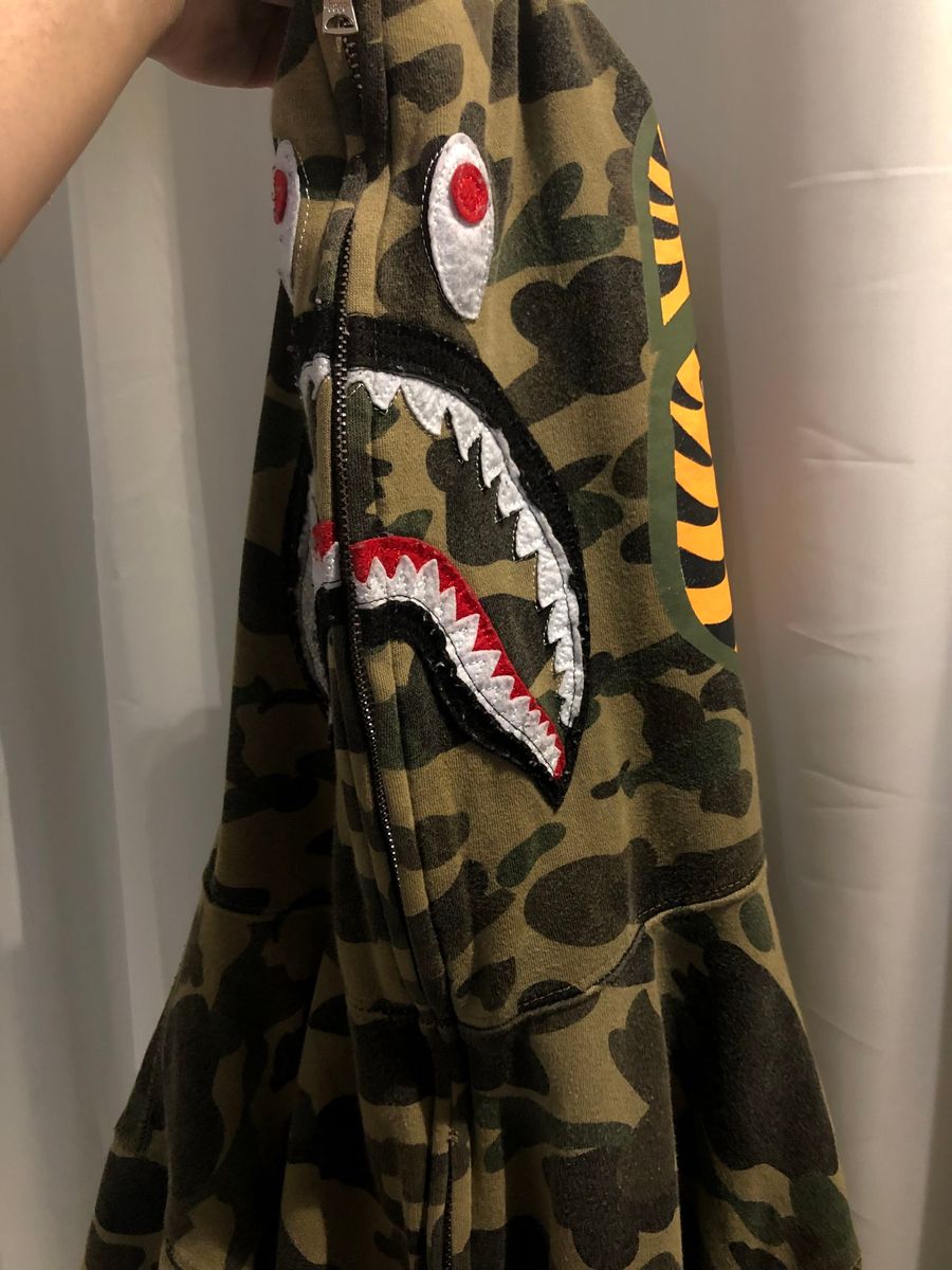 Jaqueta Moletom Bape Camuflada | Casaco Feminino Bape Usado 29654413 | enjoei