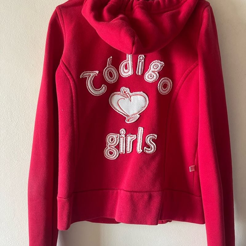Jaqueta Moletom Vermelha Código Girls Código Girls Usado