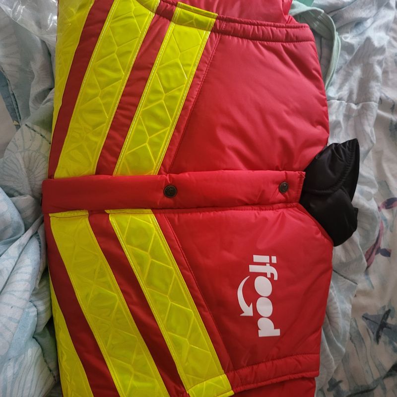 Jaqueta Moto Ifood Casaco Masculino Ifood Nunca Usado 87805854