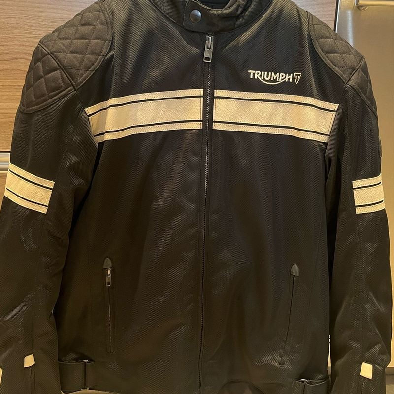 Jaqueta Moto Triumph Rowland Jacket Casaco Masculino Triumph Nunca Usado 78376731 enjoei