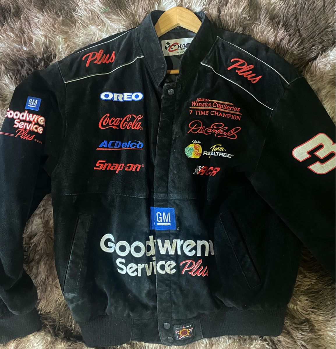 Jaqueta Nascar Racer Vintage Importada Chase Authentics | Casaco