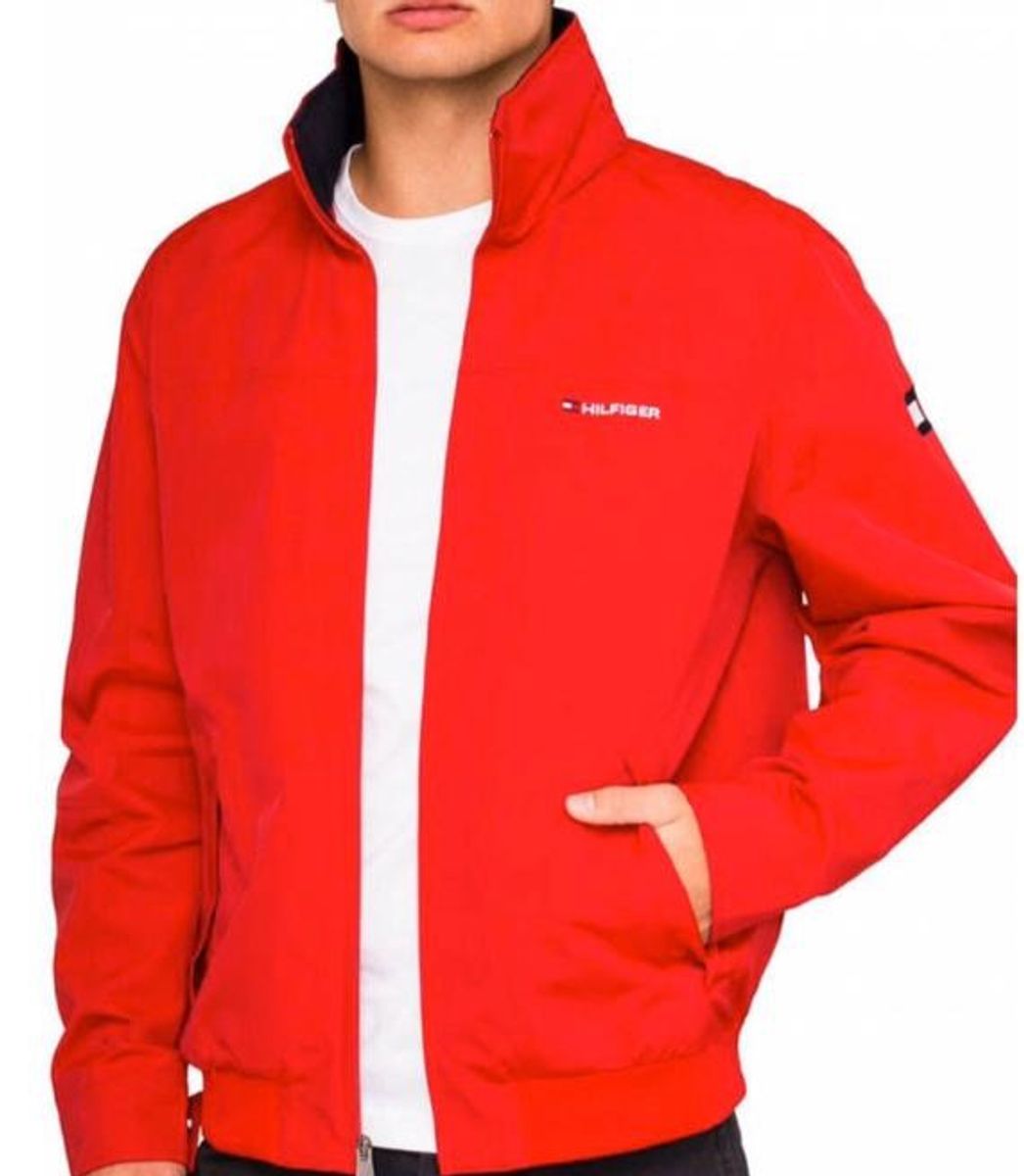 casaco tommy hilfiger vermelho