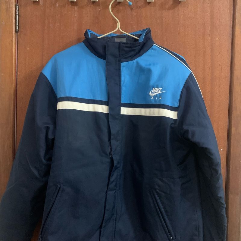 Nike Air Casaco Nike Acolchoado Jaqueta Nike Air Azul E Branco