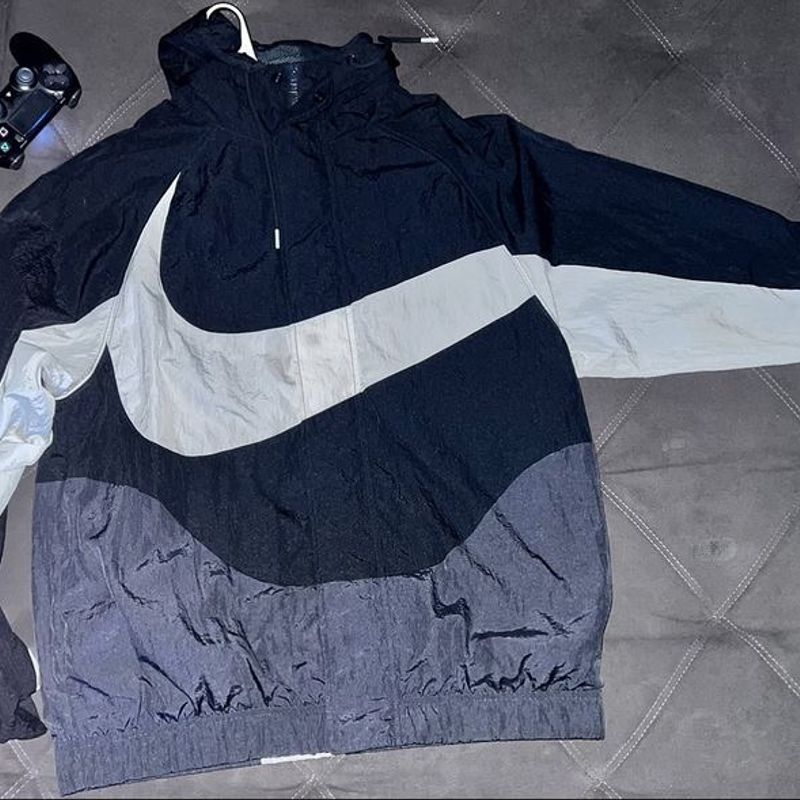 Jaqueta Nike Big Swoosh Impermeável Casaco Masculino Nike Usado 95058440  enjoei