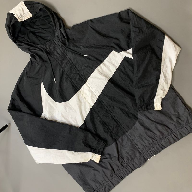 Nike Big Swoosh Jaqueta Vintage À Prova D'água - Escorrega o Preço