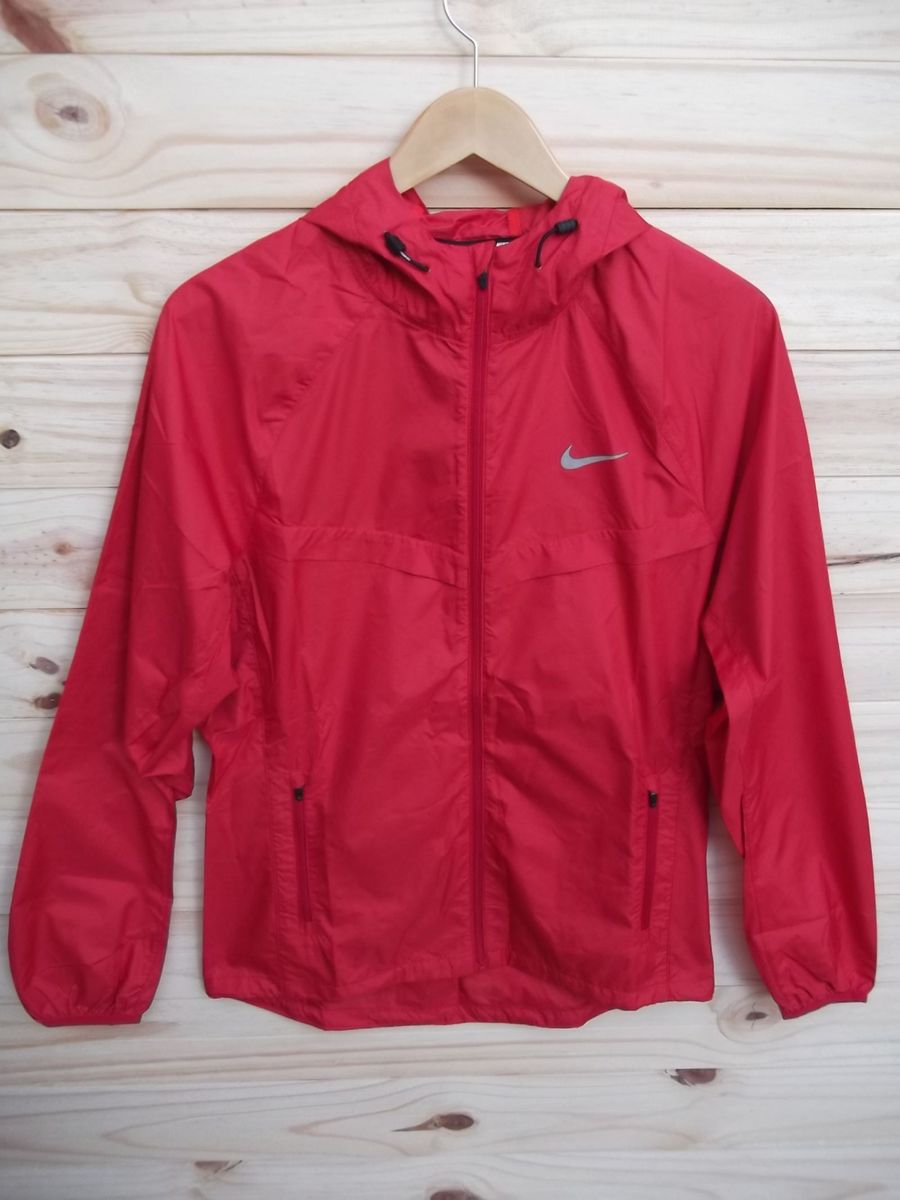 corta vento nike vermelho e branco