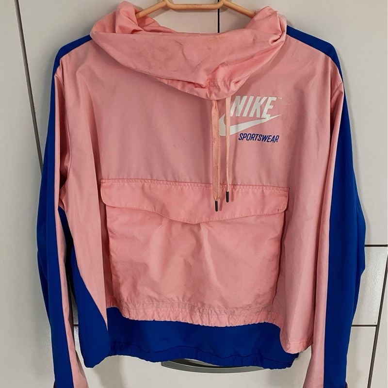 Casaco nike rosa cheap e azul