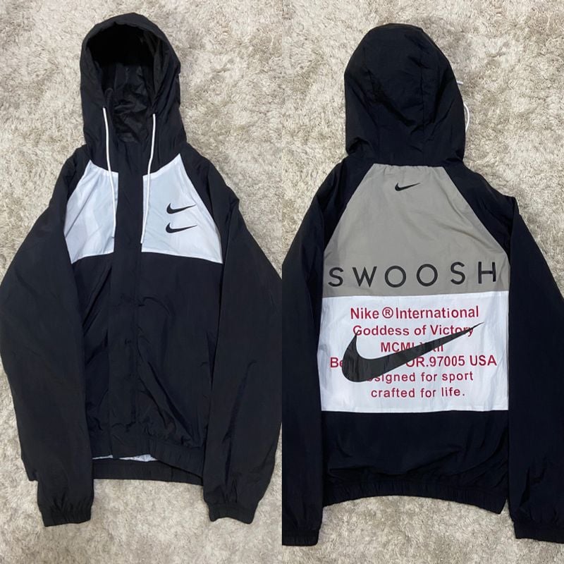 Jaqueta Nike Sportswear Swoosh M Tamanho Size Masculino Preto Vermelho  Casaco Masculino Nike Nunca Usado 85309563 enjoei