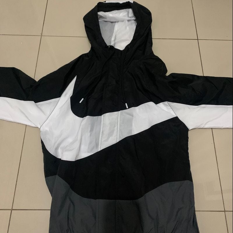 Jaqueta Nike Sportswear Swoosh Preto Casaco Masculino Nike Usado 89923561  enjoei