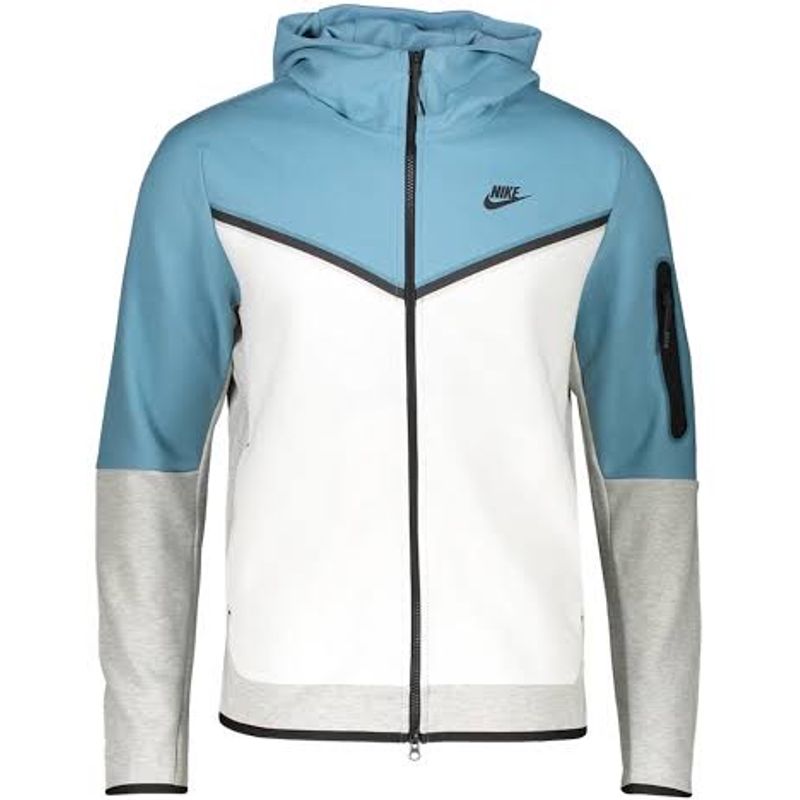 White nike 2024 fleece jacket