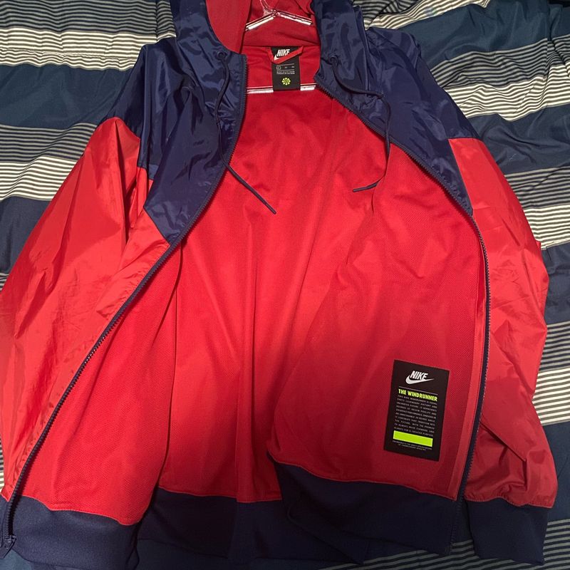 Jaqueta nike windrunner vermelha best sale