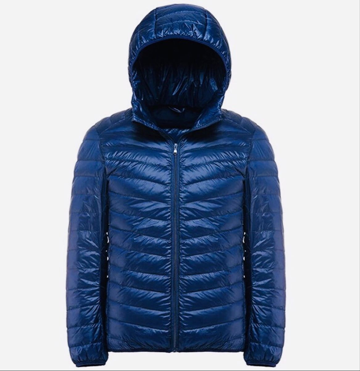 jaqueta nylon azul
