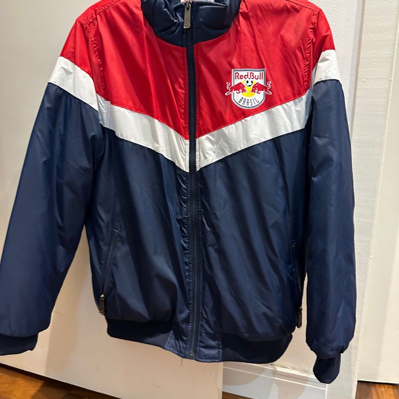 Bragantino Jaqueta Red Bull Masculina Jaqueta Com Zíper Força