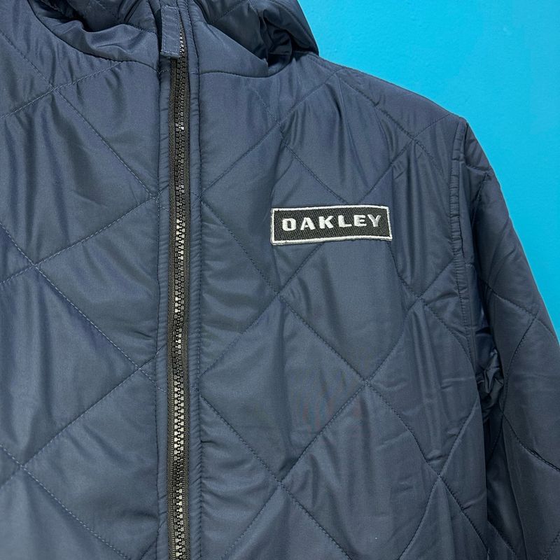 ジャケット・アウター Vintage Oakley Bomber Jacket reversible Vintage Oakley Jacket Reversible Zip Up Quilted Black Coat Men's