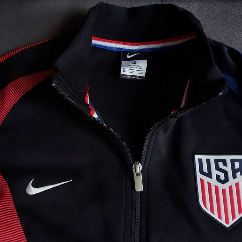 Jaqueta Oficial Nike Selecao Estados Unidos Eua Usa de Futebol Adquirida com a Delegacao Nike Nunca Usado 99309388 enjoei