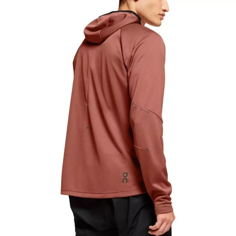 Jaqueta On Running Climate Zip Hoodie 1 Masculino Laranja | On