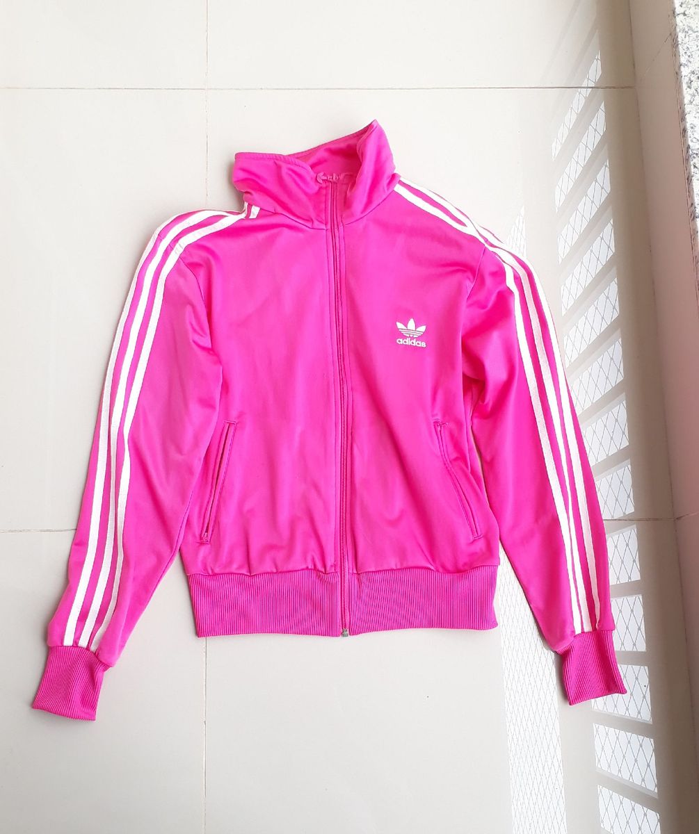 casaco rosa adidas