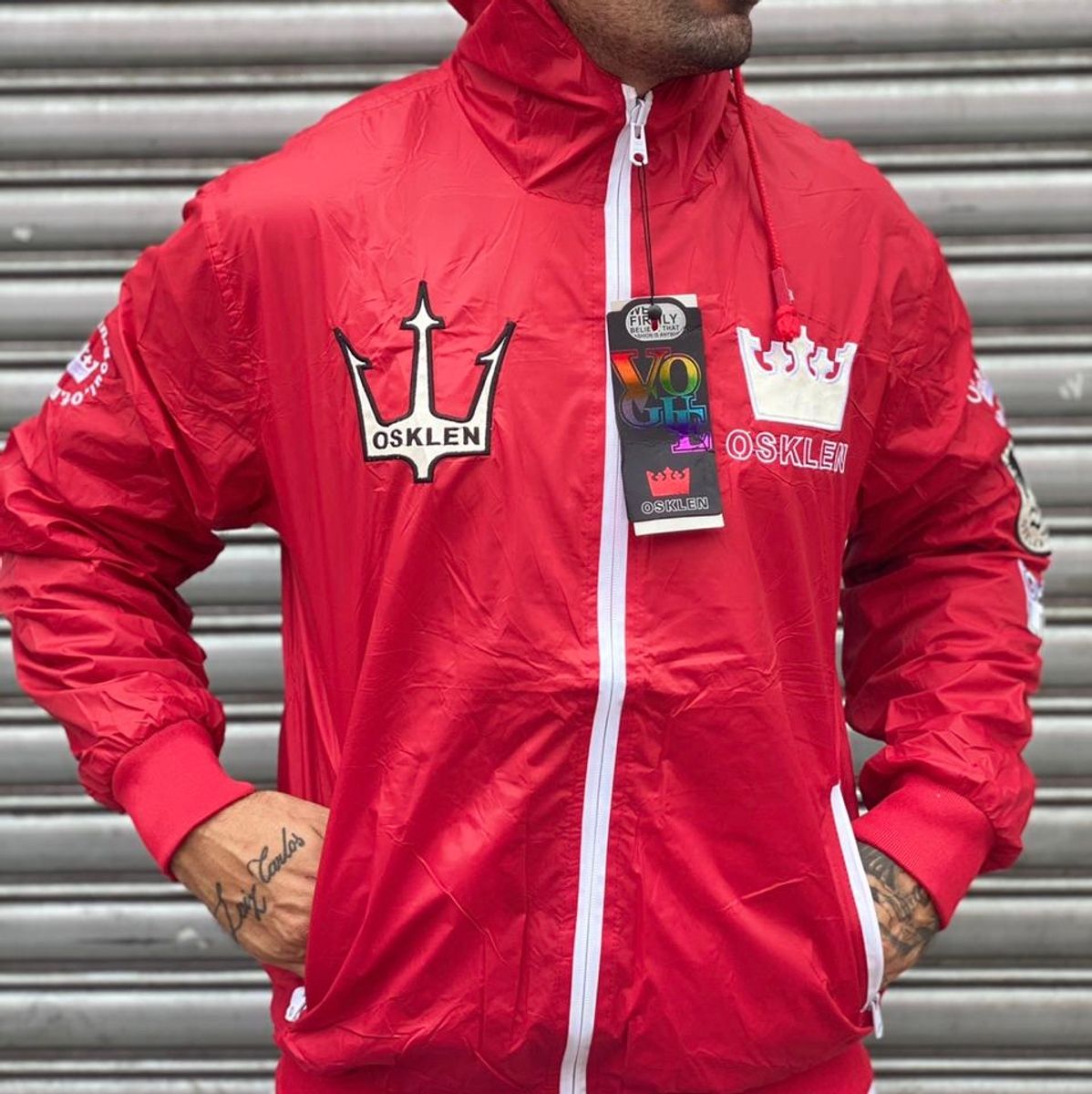 jaqueta osklen dupla face