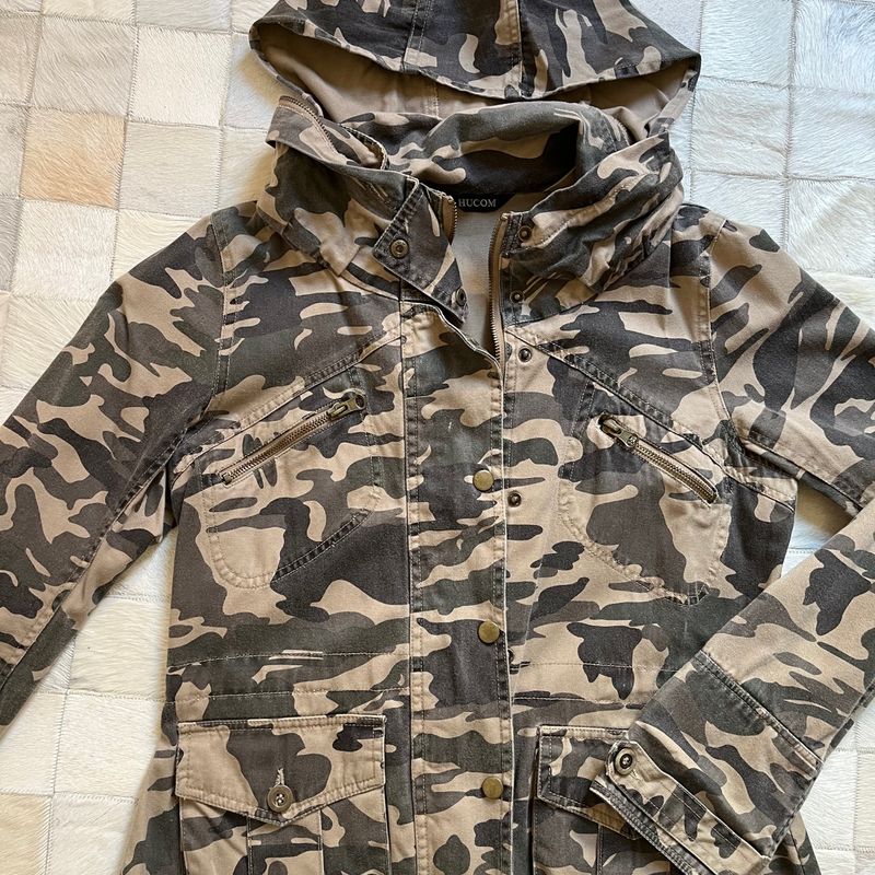 Casaco best sale feminino camuflado