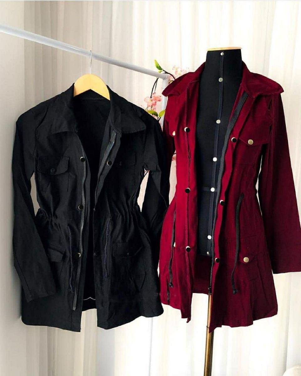 parka feminina preta
