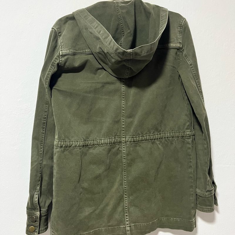 Jaqueta Parka Jeans Long Island Usado 104086875 enjoei