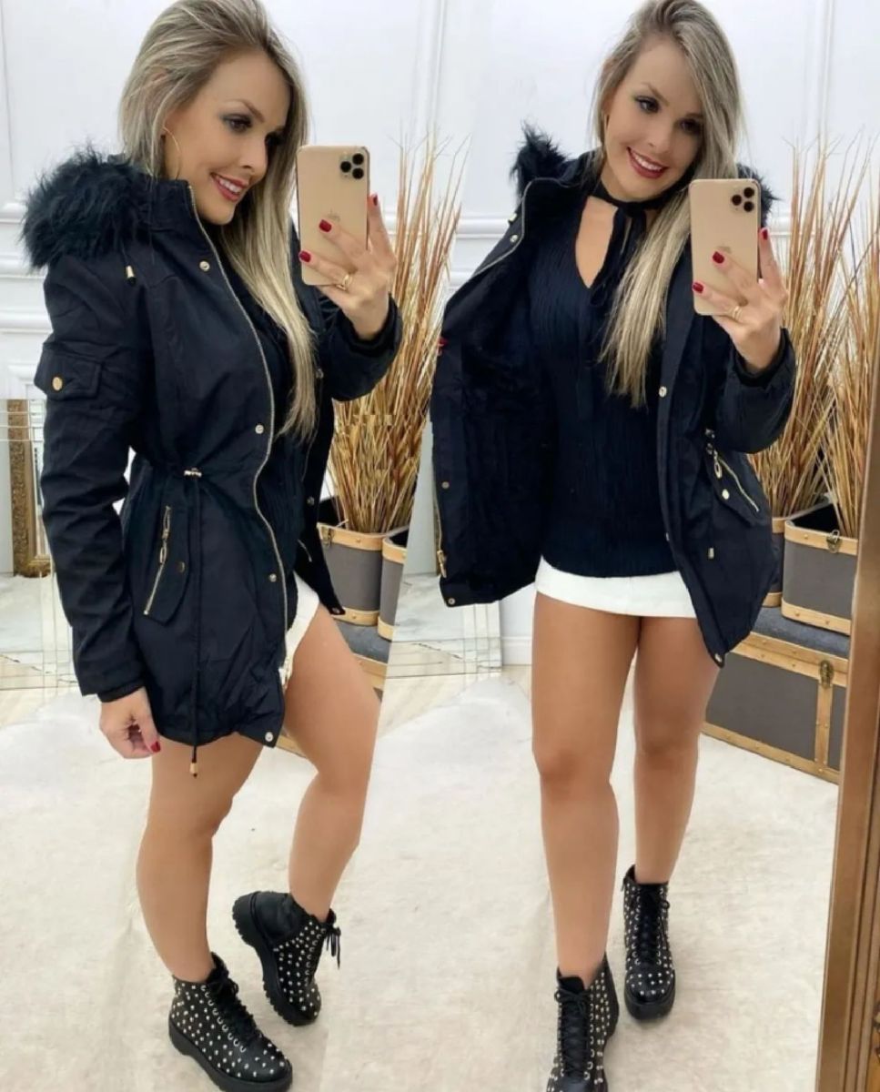 parka feminina peluciada