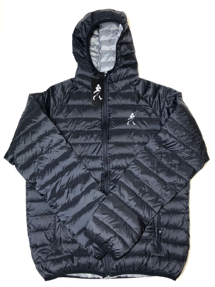 jaqueta com pena de ganso