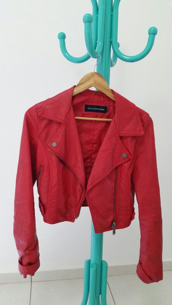 jaqueta ellus feminina vermelha