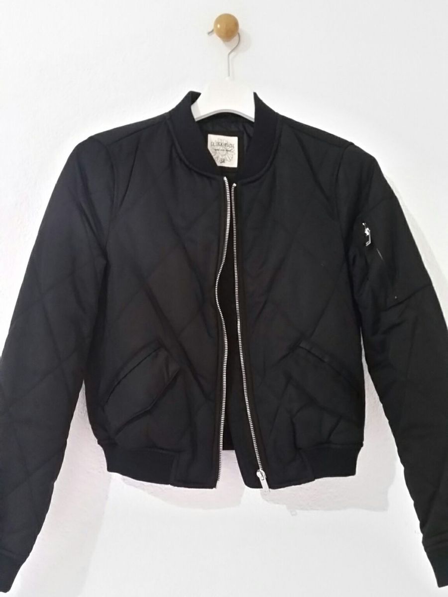 jaqueta preta forrada