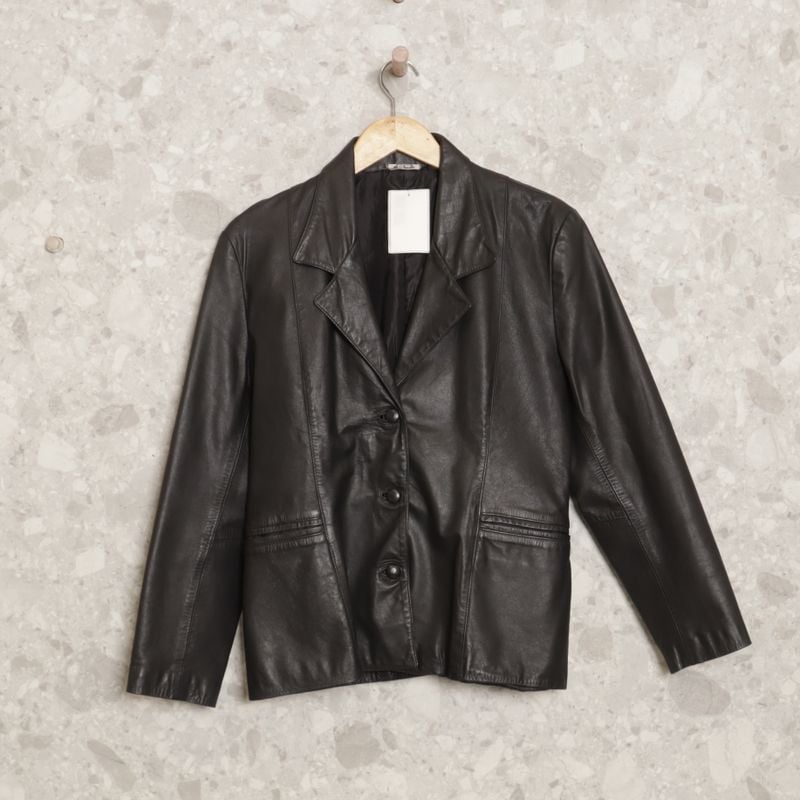 Enjoei Couro E Cia Jaquetas Jaqueta Preta Cia Do Couro Cia-Do