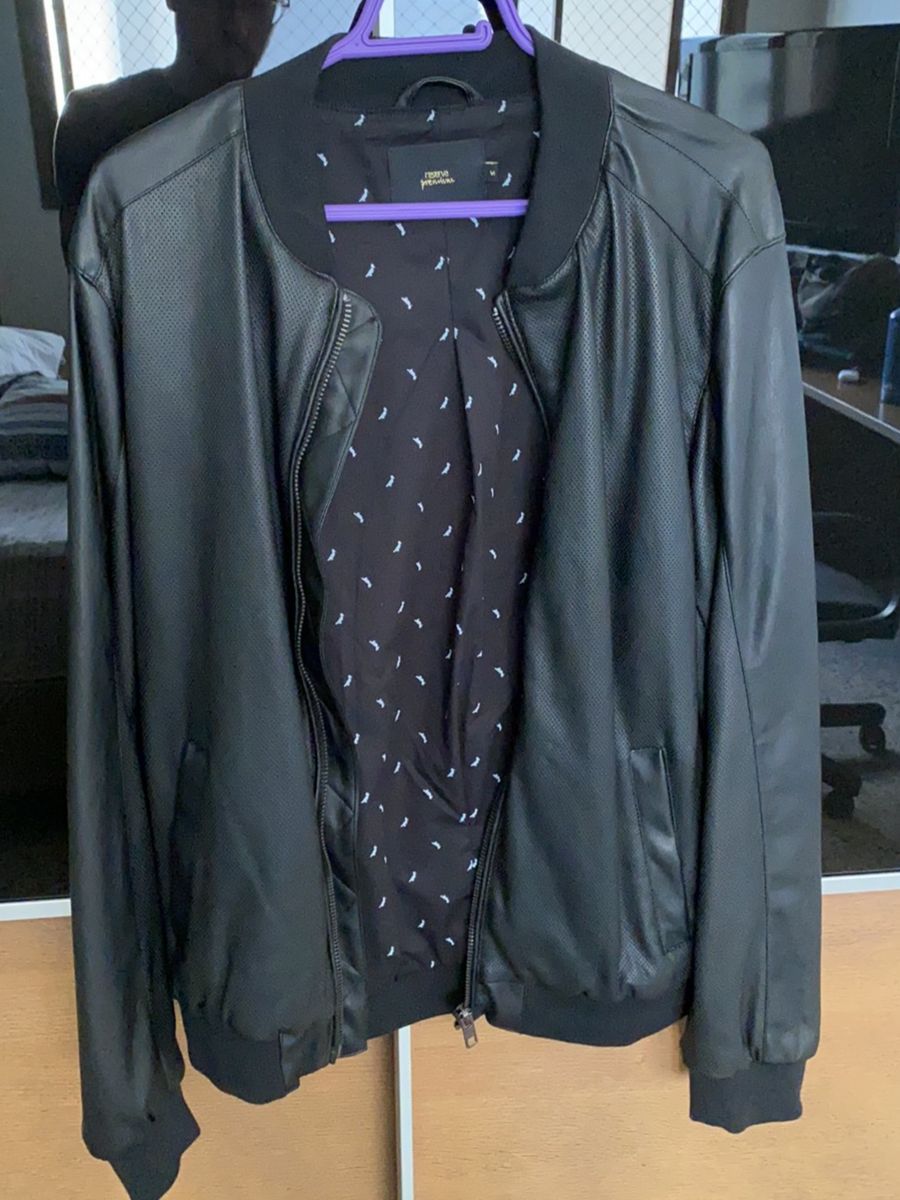 jaqueta reserva couro