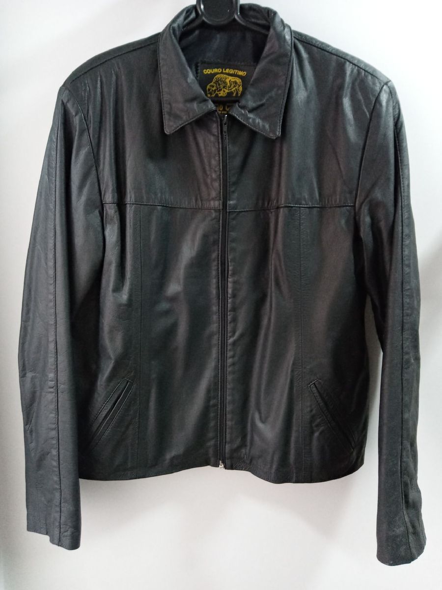 jaqueta de couro de bufalo feminina