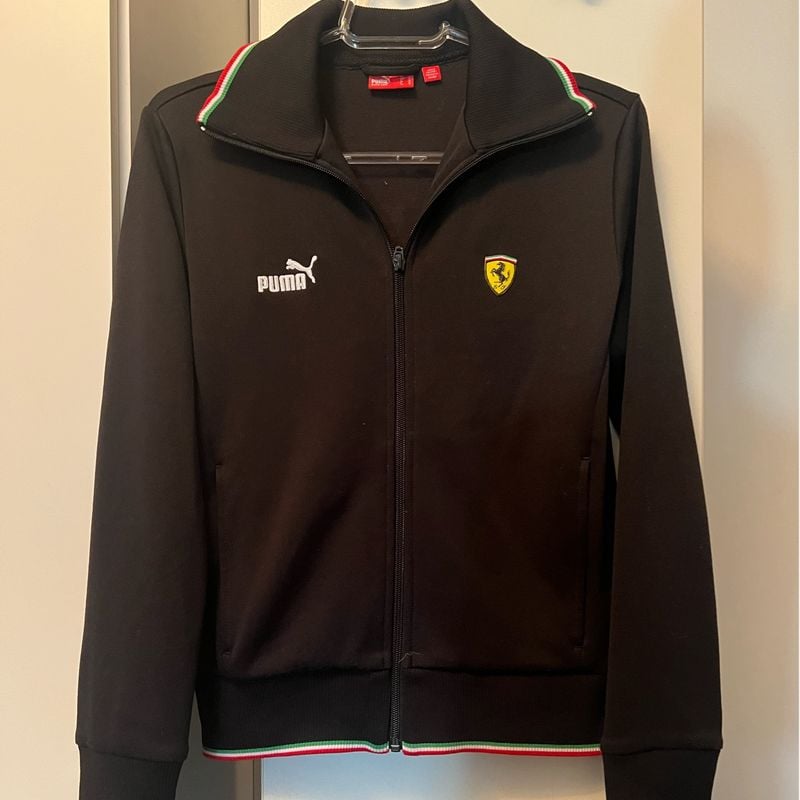 Jaqueta Puma Blusa Da Ferrari Preta Jaqueta Preta Ferrari Puma