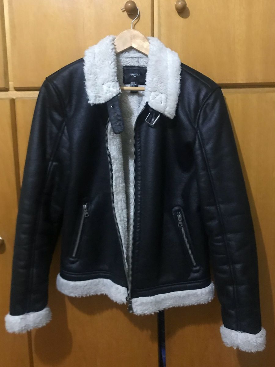 jaqueta preta forrada