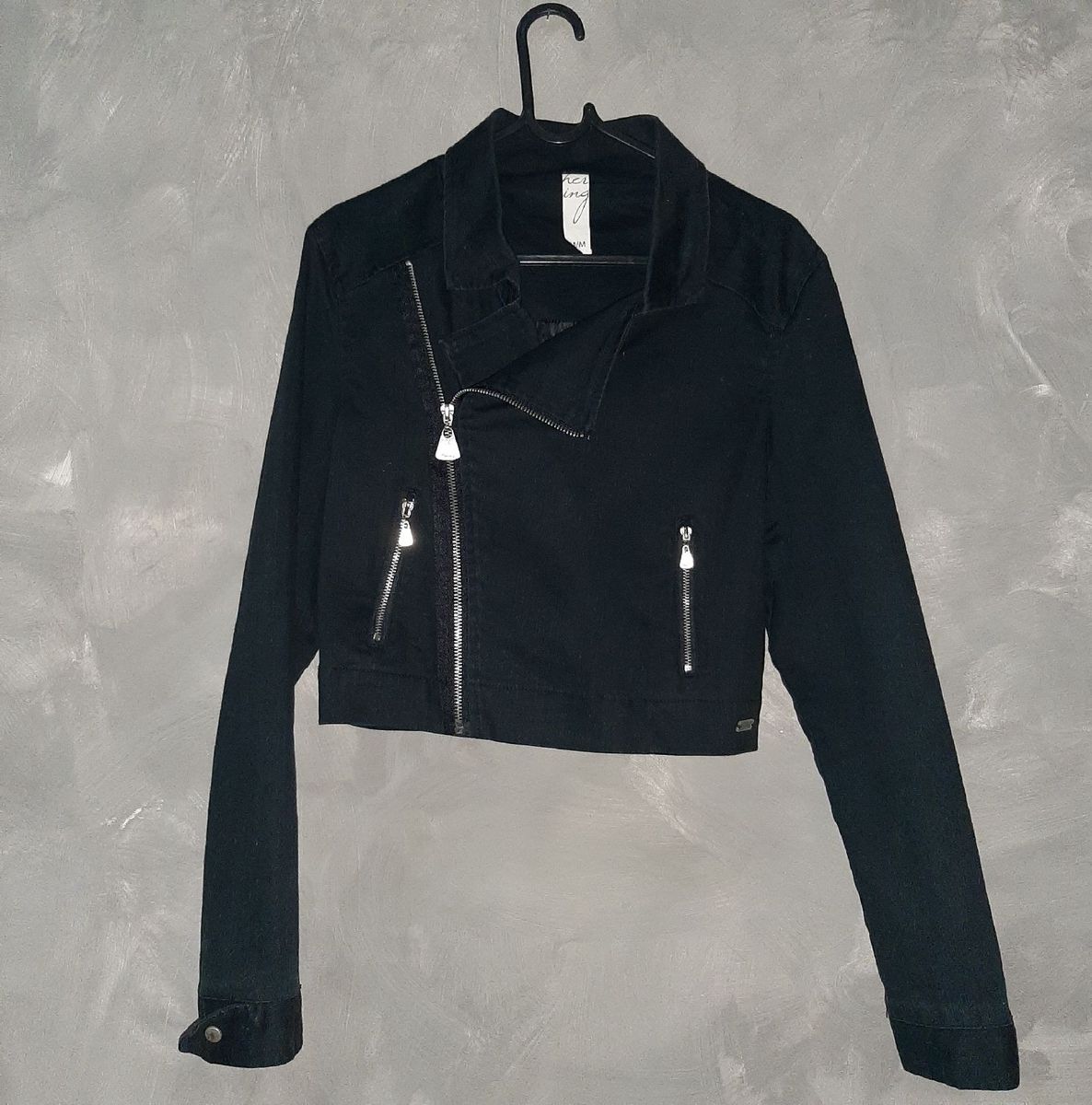 jaqueta preta hering