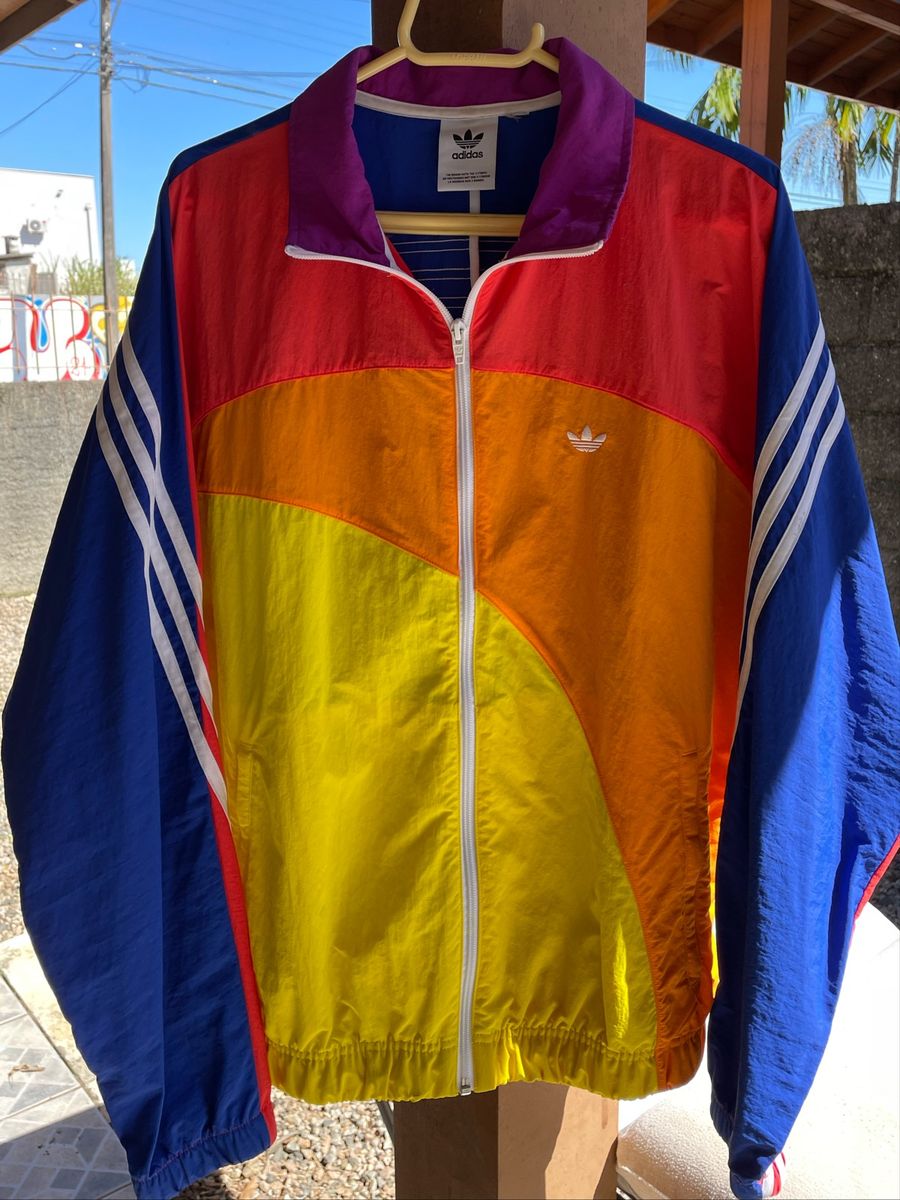 Casaco Pride Off Center Jacket Casaco Adidas Original Roupas