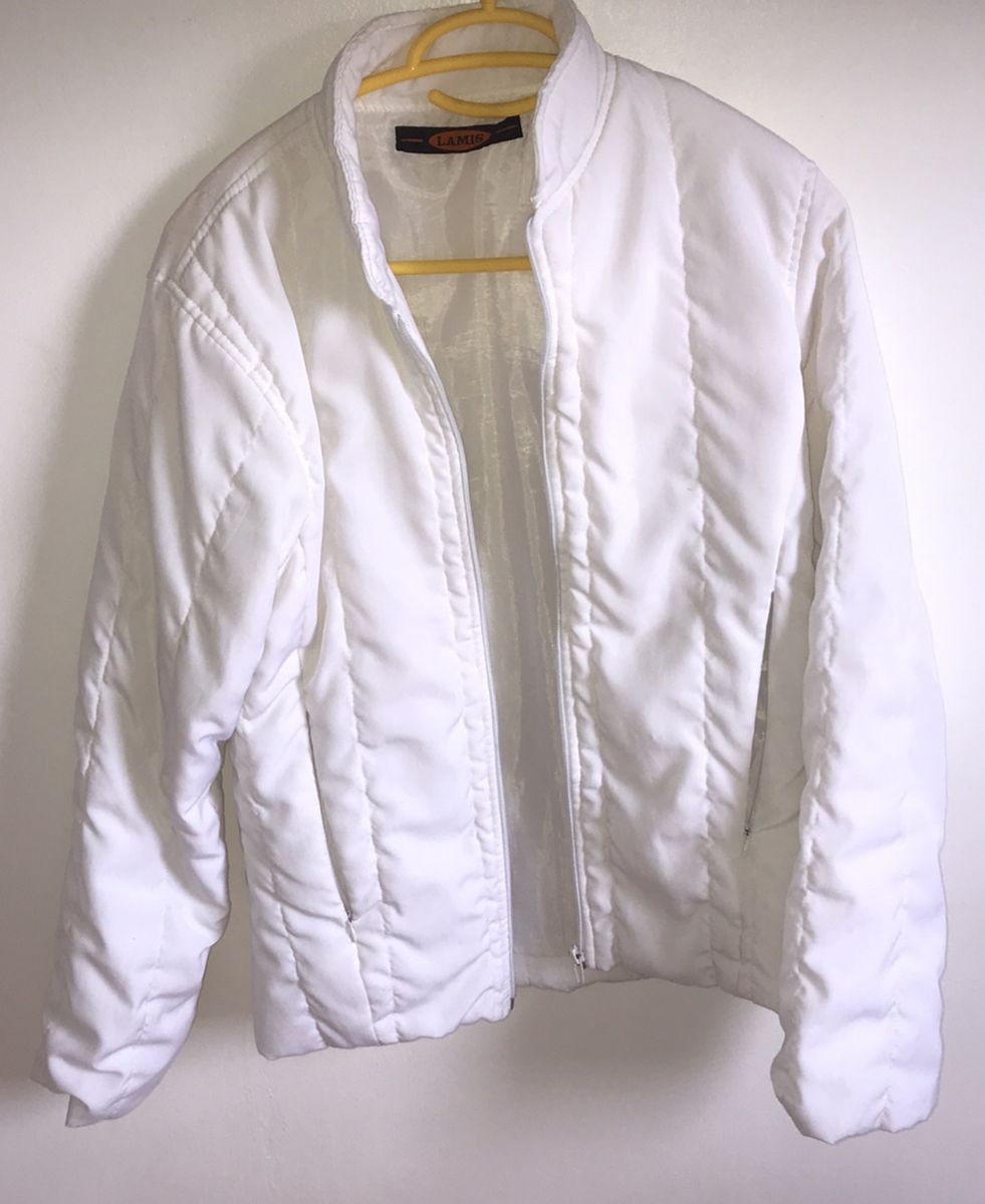 jaqueta puffer branca